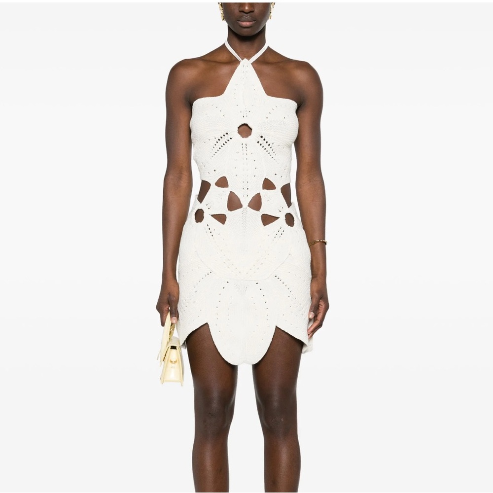 Cult Gaia Floreana Panelled Knit Dress - Picture 2 of 6